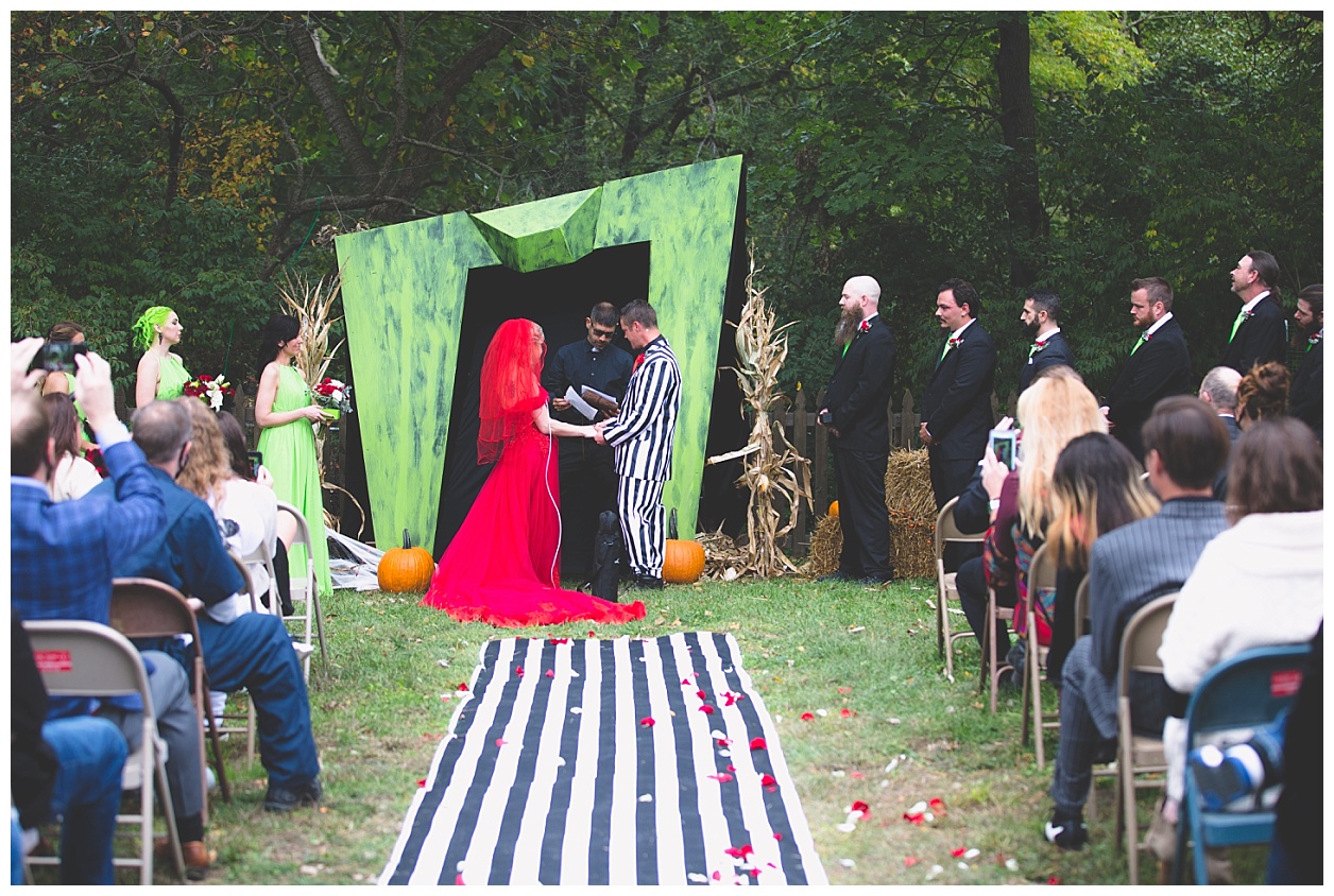 A Beetlejuice Themed Wedding In Lafayette Indiana Molliewenzelphotography Com